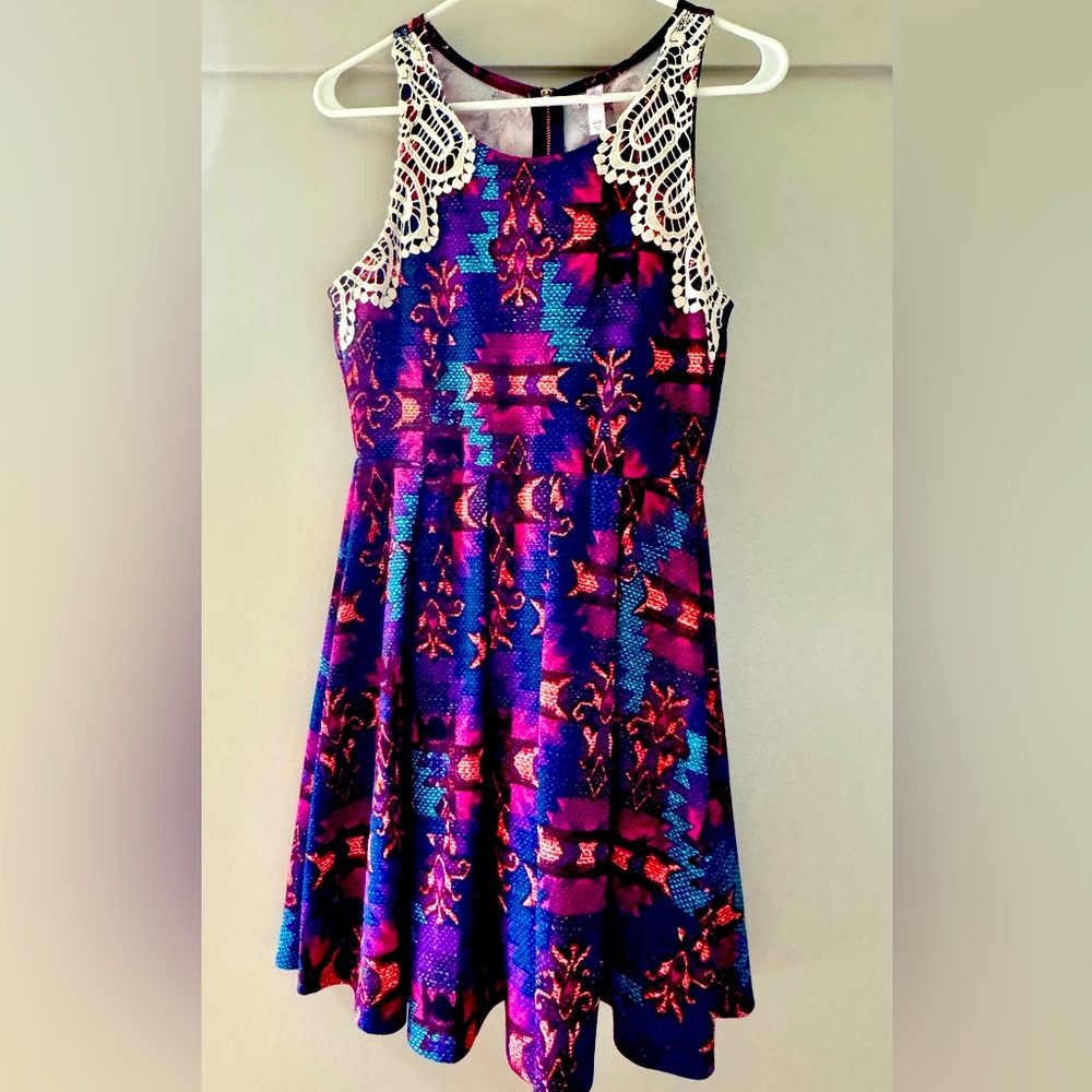 Xhileration Brand Boho Mini Dress